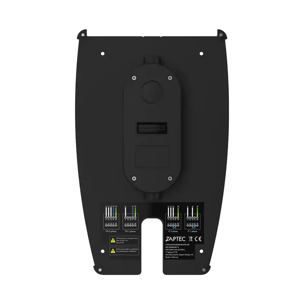 Zaptec Pro Backplate